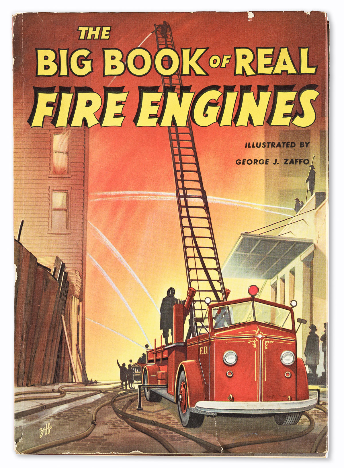 GEORGE J. ZAFFO (1916-1984) The Big Book Of Real Fire Engines. Complete set of book story boards.